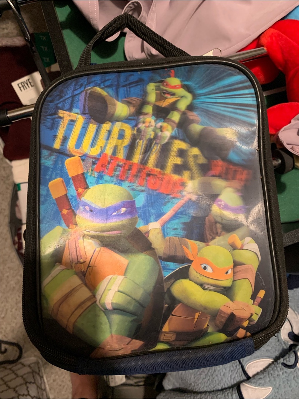 Nickelodeon Teenage Mutant Ninja Turtles Kids Lunch Bag - Green, Blue, Orange